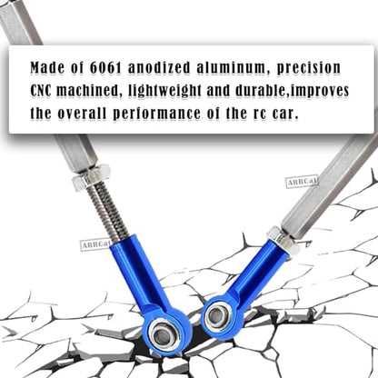 Turnbuckles Camber Links Upgrades Parts for Ecx 1/10 2WD Ruckus Axe Brutus Circuit AMP MT AMP DB AMP Crush K&N Torment,6PCS Aluminum Adjustable Turnbuckles,Replace ECX1046,Navy Blue - color: Navy Blue - Link Set