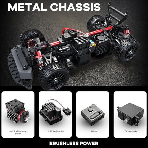 Mjx Brushless Rc Cars 14304, 4wd Rc Car All-Road RC Drift Car,1/14 High Speed Electric Rc Cars Drift for Adults