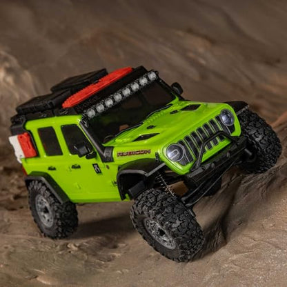 Axial SCX30 1/30 Jeep Wrangler JLU 4X4 RC Truck, RTR, Green | Brushed RC Rock Crawler, Battery & Charger Included, AXI-2261T1 - color: Green