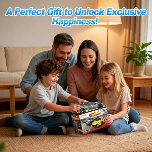Axirata Lamborghini Remote Control Car 1:24 Scale Lambo Toy Car（Gray） | Officially Licensed Lamborghini Toy Car 25KM/H Fast RC Drift Car with LED Light 2.4GHz RC Car for Boys Girls Birthday Gifts