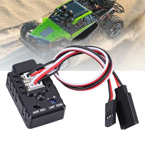 RC Gyroscope Module, High Stability 2 Axle Gyroscope with Sensitivity Adjustment for Remote Control Racing Cars and Boats