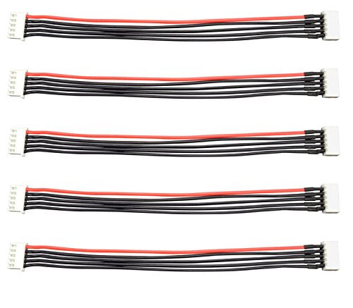 JST-XH 4S 6" / 150mm Balance Plug Extension Lead - 5 Pack #1092