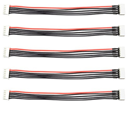 JST-XH 4S 6" / 150mm Balance Plug Extension Lead - 5 Pack #1092