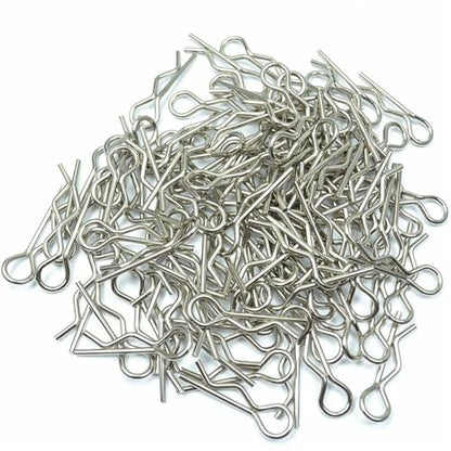 RC Crawlers Components For HSP For HPI 1/8 1/10 1/16 Replacement RC Body Shell Clip Pins Model Remote Control Car Spare Parts RC Model Car Toy Accessories 100PCS(1/10) - size: 1/10