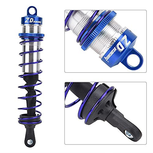 Adjustable Shocks, High-Performance Metal Oil Pressure Front and Rear Damper for 1/8 Scale RC Car, Damping System for Beginner to Pro Racers Off-Road Track and Daily Practice