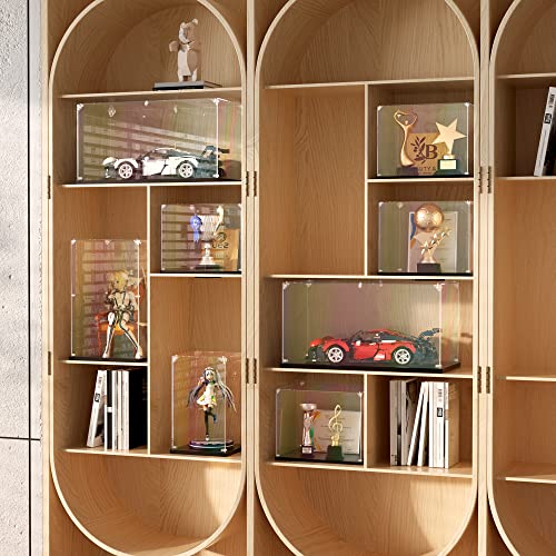 Clear Acrylic Display Case, Self-Assemble Showcase for Collectibles, Action Figures, Dolls- Alternative Glass Box for Commemorative Gifts (15*11*12inch,39*28*30cm) - size: 15x11x12inch,39x28x30cm