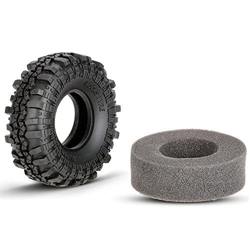 Goolsky 4Pcs AUSTAR AX-4020 1.9 Inch 110mm 1/10 Rock Crawler Tires for D90 SCX10 AXIAL RC4WD TF2 RC Car