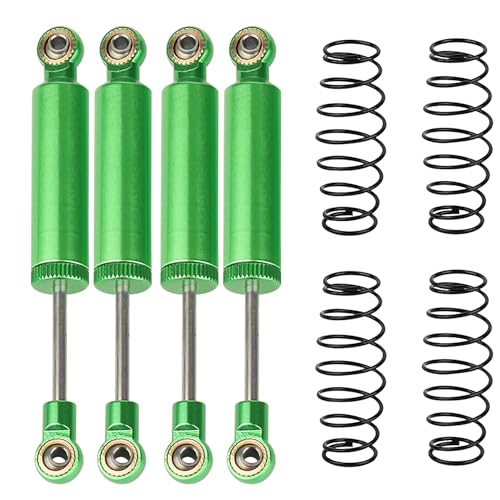 Shock Absorber Damper Internal Spring Built-in Spring For 1/10 RC Crawler Axial SCX10 I II III RBX10 Wraith TRX4 MST Redcat (green, 90mm) - color: green, size: 90mm