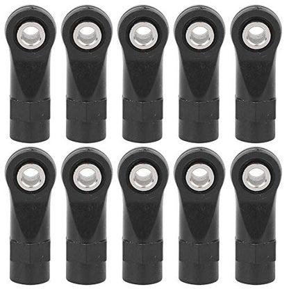 10pcs M4 Link Linkage Rod End Width Balls Joint HEA D Set Fit for Tra xxas T R X - 4 1/10 RC Car