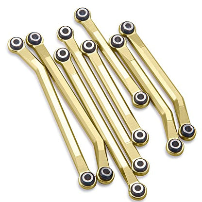 RCLIONS Higher Extra Clearance Links Set Linkage for TRX4M Upgrades 1/18th RC Crawler Car Parts Heavy Weight 62g