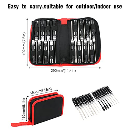 Hex Allen Screwdriver Kit - 16pcs RC Car Traxxas Helicopter Tool Set