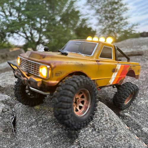furitek FX118 Fury Wagon Ultimate Upgrade Kit Scale 1/18 RC Crawler RTR - Remote Control Car, RC Crawlers with High-End Upgrades Ready to Install for Adults (Yellow (TT-0022-1)) - color: Yellow (Tt-0022-1)