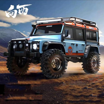2.2 RC Crawler Tires OD 5.35'' 1:10 Soft Rubber All Terrain Tyres for 1/10 1/8 Rock Mud Crawler Car Traxxas TRX4 Axial SCX10 II RC4WD D90 TF2 Tamiya CC01 Gen8 2.2 inch Beadlock Wheels Rims