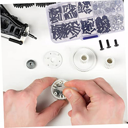 GLEAVI 1set Remote Screws Assortment Kit Gaskets and Screws for Rc Crawler Off-Road Vehicles Lightweight and Easy to Install for Repairs and Maintenance