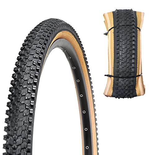 Hycline Mountain Bike Tire: 20/24/26/27.5-inch Folding Replacement High-Performance Wear-Resistant Bicycle Tires for MTB Off-Road Bike - size: 26x1.95 60TPI, style: Qty 1 Tire