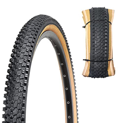 Hycline Mountain Bike Tire: 20/24/26/27.5-inch Folding Replacement High-Performance Wear-Resistant Bicycle Tires for MTB Off-Road Bike - size: 26x1.95 60TPI, style: Qty 1 Tire