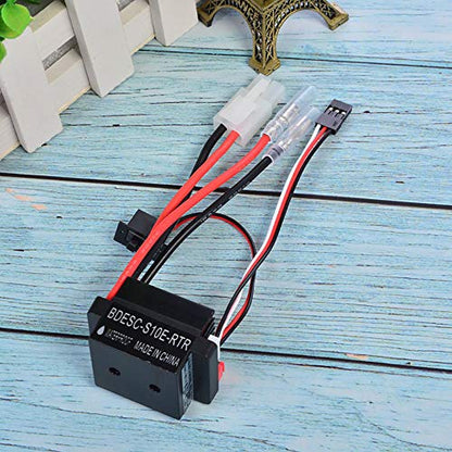 Comimark 2Pcs 320A 6-12V Brushed ESC Speed Controller W/2A BEC for RC Boat U6L5 G2I7