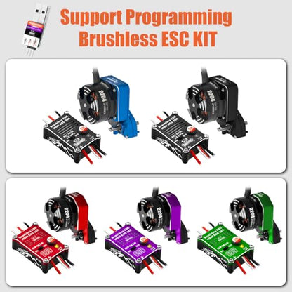 GOUPRC USB Linker ESC Programming Card for AM32/BL32 Brushless ESC Electric Speed Control Programming with for Axial SCX24 1/24 RC Car Crawler