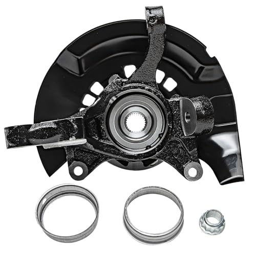 Detroit Axle - 2.4L 4pc Steering Knuckles Kit for 2004 2005 2006 | Toyota Camry, 2 Front Steering Knuckles & Wheel Bearing Hubs 2 Rear Wheel Bearing Hubs [Vehicle Built in USA, 4-Wheel ABS] - size: 4UW48659/Kit