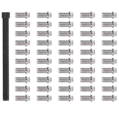 VGEBY RC Car Screw 50Pcs RC Car Wheel Rims Hub Screws Stainless Steel Screws for 1/10 RC Crawler Car - size: M3
