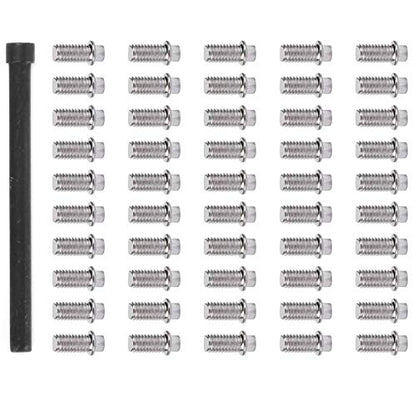 VGEBY RC Car Screw 50Pcs RC Car Wheel Rims Hub Screws Stainless Steel Screws for 1/10 RC Crawler Car - size: M3