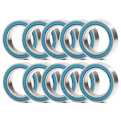 6700-2RS Ball Bearing 10x15x4mm,ABEC-3 10x15 6700-2RS Blue Rubber Sealed Ball Bearings (Pick of 10pcs)