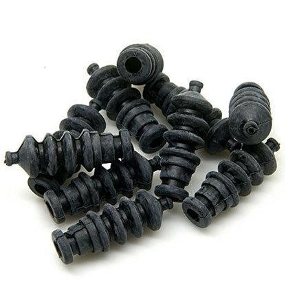 QUE-T 10Pcs Waterproof Push Rod Rubber Seal Bellow 37mm for RC Boat