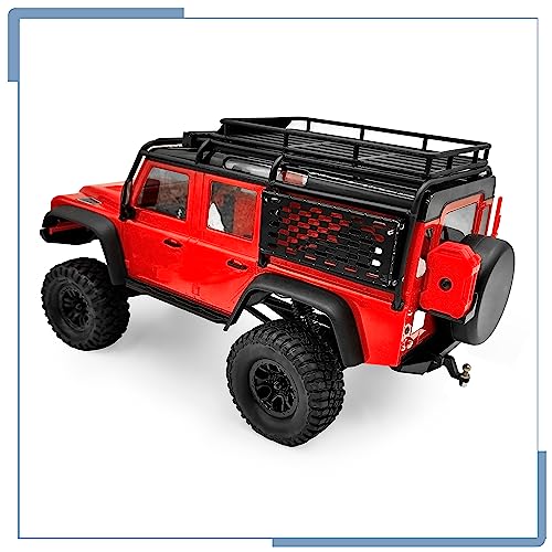 RC Aluminum Alloy Trailer Hook Shackle Tow Hook Buckle for 1/18 Scale TRX4M Defender Upgrades RC Crawler Car