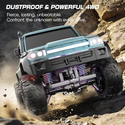 1:20 Scale RC Crawler RTR RC Rock Truck 4x4 2.4GHZ Hobby Grade Remote Control Car Model Vehicle RC Buggy (01-Yellow) - color: 01-yellow