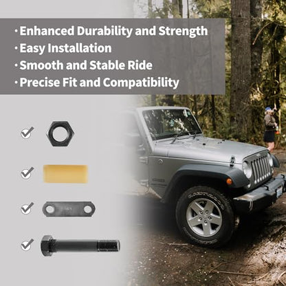 Lonffery 2 Packs Trailer Alex Shackle Kit, 312L Shackle Strap Fit for 3500lb-7200lb Double Eye Spring - size: 312-2PC