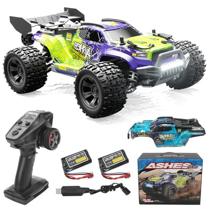 1:18 Scale 4WD High-Speed RC Car, 25 MPH Off-Road Remote Control Truck for Adults & Teens - All Terrain Electric Vehicle with 2 Rechargeable Batteries & 2.4GHz - Gift Idea (1:18 Scale)