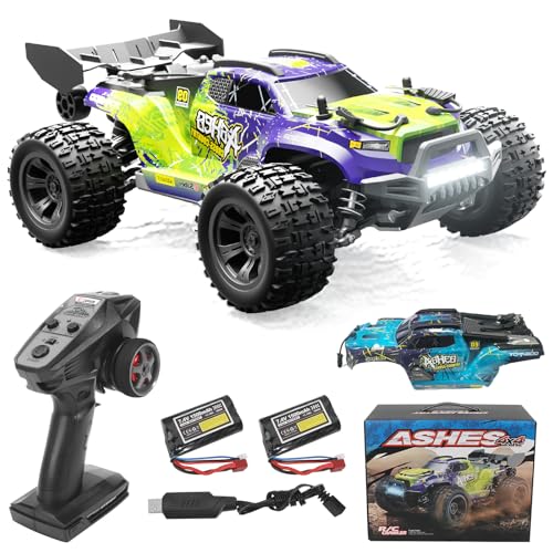 1:18 Scale 4WD High-Speed RC Car, 25 MPH Off-Road Remote Control Truck for Adults & Teens - All Terrain Electric Vehicle with 2 Rechargeable Batteries & 2.4GHz - Gift Idea (1:18 Scale)