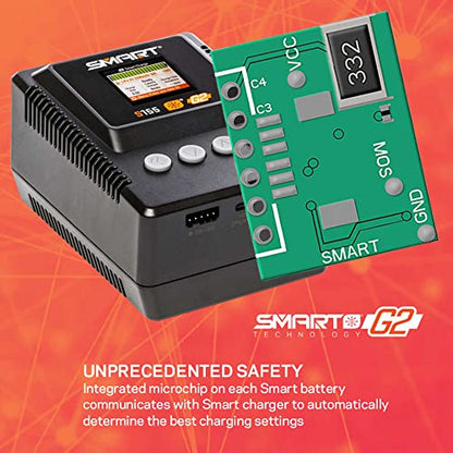 Spektrum Accessories Smart Powerstage 3S Air Bundle: G2 2200mAh 3S LiPo IC3 & S155 Charger, SPMXPSA400