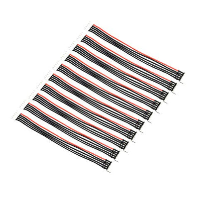10pcs 4S 5Pins Balance Extension Cable JST-XH Connector Male to Female Plug RC Lipo Adapter with 5.9inch 22AWG Silicone Wire (4S 5Pins) - size: 4S 5Pins