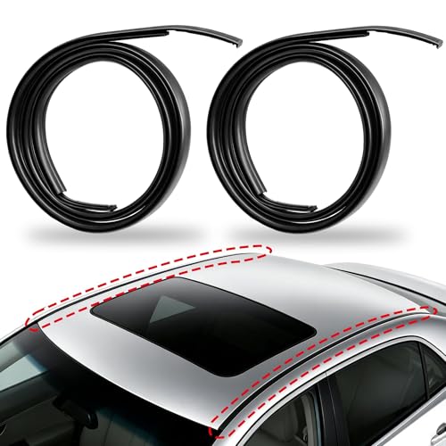 Pair Left and Right Side Molding Side Compatible with Toyota Camry | Compatible with Toyota Camry 2007-2011 Replaces 75555-06030 75556-06030 Roof Drip Molding Strips - color: 75555-06030