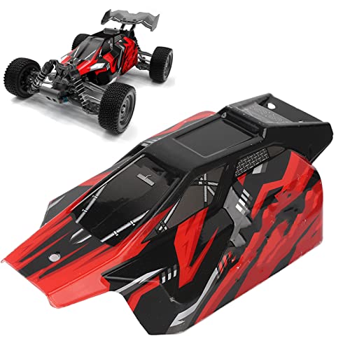 Car Body Shell for SCY 16201PRO 1/16 RC Car, PVC High Impact Resistance Remote Control Car Body Frame Replacement, Durable RC Shell with Exquisite Print and Precise Fit (Red) - color: Red