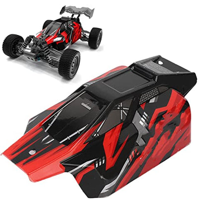 Car Body Shell for SCY 16201PRO 1/16 RC Car, PVC High Impact Resistance Remote Control Car Body Frame Replacement, Durable RC Shell with Exquisite Print and Precise Fit (Red) - color: Red