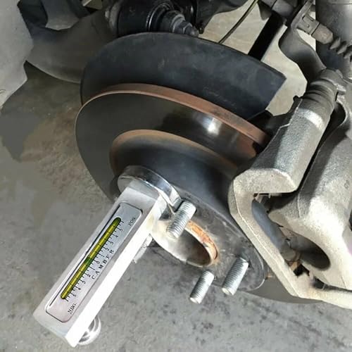 Adjustable Magnetic Gauge Tool, Automotive Camber Castor Strut Wheel Alignment Tools, Universal Camber Gauge, Vehicle Tire Repair Accessories for Most Cars Trucks RVs (Black) - color: Black