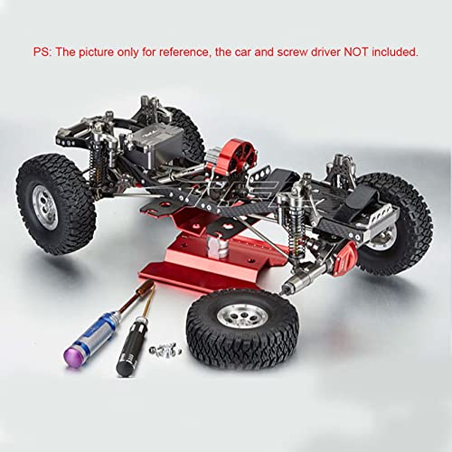 Metal RC Work Stand Repair Station Assembly Platform 360 Degree Rotation Workstation for 1/12 1/10 1/8 TRX4 SCX10 D90 Tamiya HSP HPI RC Model Car (Green)
