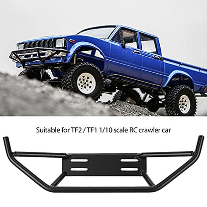 Metal RC Bumper, Durable Front Rear Protection 1/10 Scale Crawler Parts for Off-Road RC Enthusiasts and Hobbyists