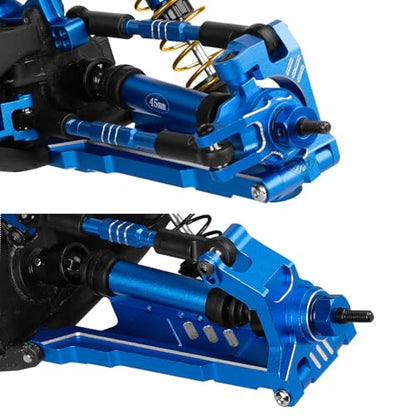 RC Upgrades Part for Stampede Slash Rustler JatO 4X4 VXL/BL-2s,RC #45 Steel CVD Drive Shafts,Harden Front Rear Driveshaft Axles Hops up(4PCS),Replace #9051#9052 Navy Blue - color: Navy Blue(4pcs)