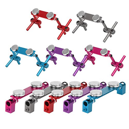 Milltrip RC Magnetic Body Mounts,Magnetic Body Shell Mount,Aluminum Magnetic Body Shell Mount Kit, Body Post Mount for 1/10 RC Racing Car() - color: Pink