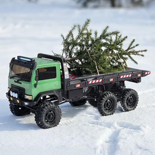 HOBBYPLUS ARKTOS 6x6 V1.5 CR18P Rock Crawler RTR All Terrain - Remote Control Car, Rock Crawler 1/18 Scale 6WD 2 Speed Transmission Off Road for Adults, RC Hobbyists (Green) - color: Green (6x6 V1.5)