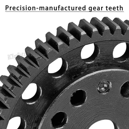 RCMYou RC 56T Slipper Clutch (0.8Mod) Transmission Gears Spur Gear Upgrades Part for 1/10 Rustler 2wd VXL/Slash 2wd VXL/Stampede 2wd VXL/Bandit 2wd VXL,56T Slipper Clutch,Red - color: Red - (56t Slipper Clutch)
