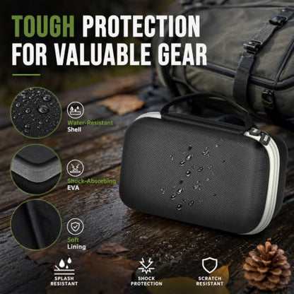 Power Bank Case for Anker Prime 26250/25000/20100/737+ Base, Black | Mesh Pocket for 150W Charging Base, Splash-proof, Velcro Divider for USB-C Cables; Business Travel, Commute, Outdoor,Box Only - style: For Power Bank & Base