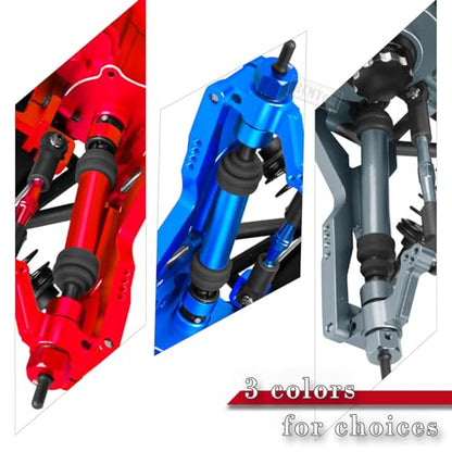 Rear Drive Shaft CVD & Front Axles Upgrades Part for 1/10 Slash 2WD/Slash VXL 2WD,Stainless Steel #45 Driveshaft with Hex,Navy Blue - color: Navy Blue - Parts