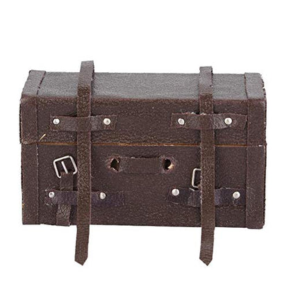 RC Luggage Box, Wood 1/10 Scale RC Climbing Truck Model Luggage Carry Case Bag for RC 4WD D90 D110