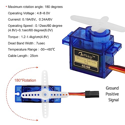 4Pcs SG90 9g Micro Servos for RC Robot Helicopter Airplane Controls Car Boat - style: 4PCS