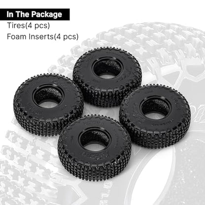 INJORA S5 1.0 XHX Pin Tire 60 * 20mm for 1/18 1/24 RC Crawler SCX24 FCX24