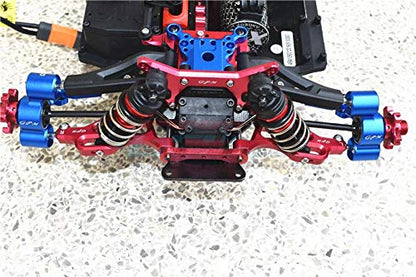 GPM For Arrma LIMITLESS/INFRACTION/TYPHON Upgrade Parts Aluminum Front Lower Arms - 2Pc Set Blue